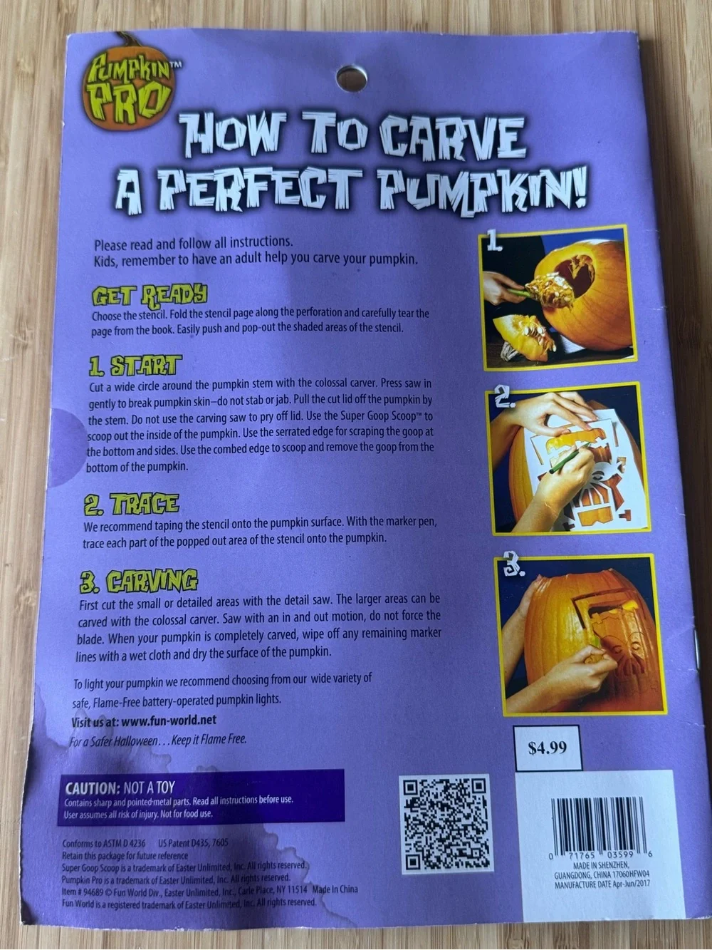 Colossal Carving Kit - Orange Halloween Pumpkin Tools